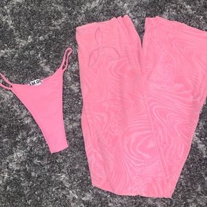 I.AM.GIA Amina Pant. Includes matching pink thong.
